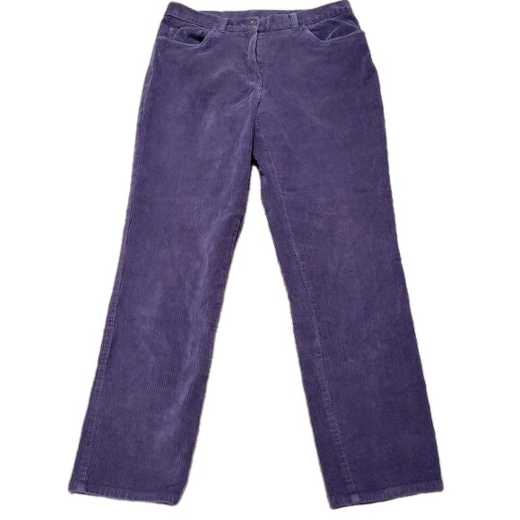 Lauren Ralph Lauren Pants - VTG LAUREN RALPH LAUREN PANTS WOMENS 10 PURPLE CORDUROY  BAREBACK PANTS 30x29